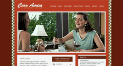 Desktop Screenshot of caroamicoitaliancafe.com